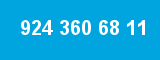 924 360 68 11